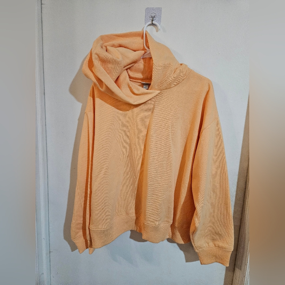 a new day Peach Cowl Neck Sweater